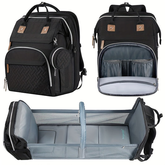 Gingham Diaper Backpack, Multifunctional Large Capacity Diaper Bag with Secure Zipper Closure – Classic Pattern Nappy Backpack for Casual Outings, Errands & Everyday Adventures, Baby Shower Gift