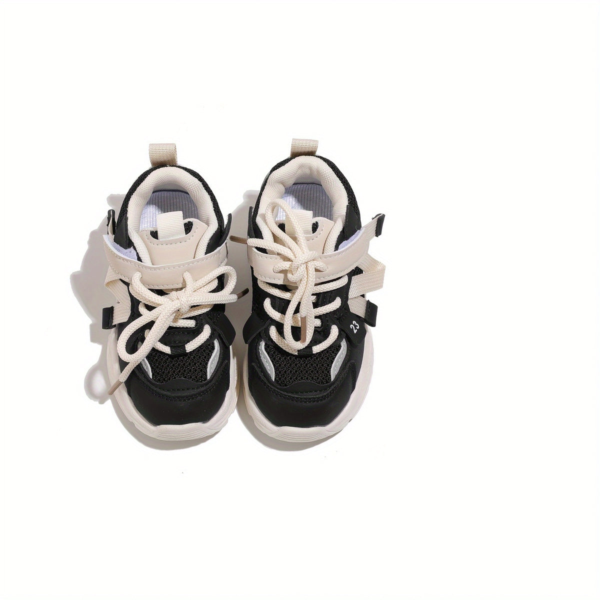 Kids Mesh Casual Sneakers with Soft Sole, Breathable Spring Shoes for Toddler and Little Kid Boys and Girls in Fuchsia, Beige or Black