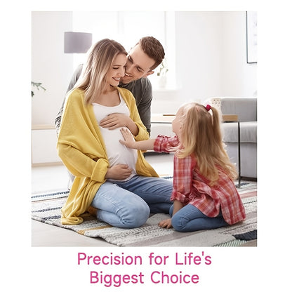 Home Pregnancy Test Kit with 2 Midstream Tests, 5 hCG Test Strips and Reusable Collapsible Urine Cup for Private At-Home Testing