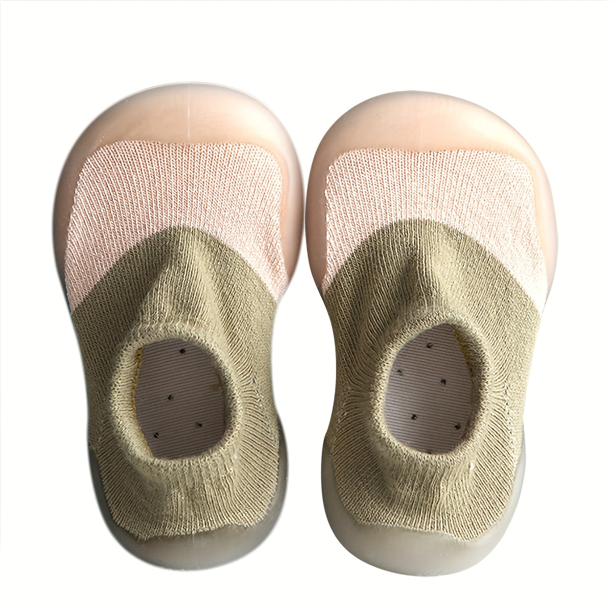 Breathable Baby Sock Shoes for First Walking - Soft Rubber Sole Infant Sneakers, Non-Slip Floor Slippers for Boys & Girls, Lightweight Everyday Comfort