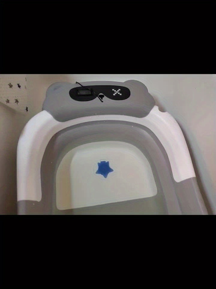 Compact Baby Bath Tub with Soft Cushion, Collapsible Infant Bathtub with Non-Slip Base for Supervised Newborn-to-Toddler Bathing, Home and Travel