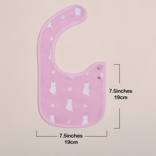 12-Pack Adjustable-Snap Baby Bibs for Feeding, Teething and Drool, Absorbent Bib Set for Boys and Girls, Everyday Infant Care