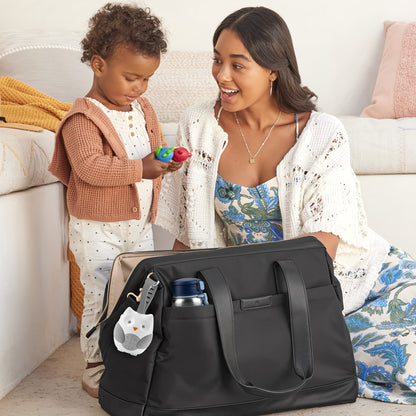 Infant Sound Machine with 5 Soothing Sounds and 3 Timer Settings, Portable White Noise Soother for Nursery Routines, Travel and Baby Registry Gifts