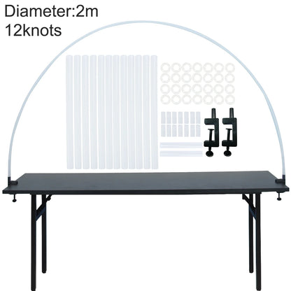 Balloon Arch Stand Kit with Adjustable Connecting Rods, Reusable DIY Party Backdrop Frame for Baby Showers, Birthdays and Wedding Decorations