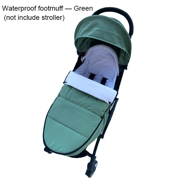 Waterproof Stroller Footmuff with Polar Fleece Lining for YOYO and Bugaboo, Windproof Winter Cover with Storage Bag and Optional Extra Quilt