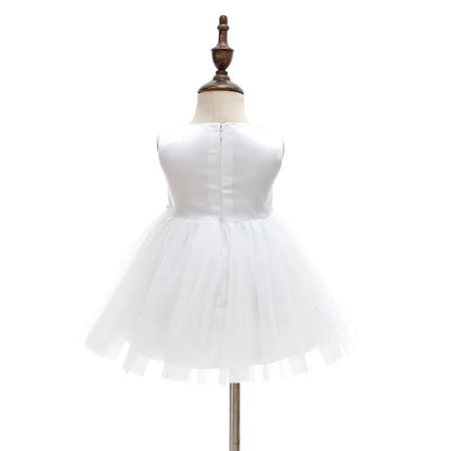 Baby Baptism Gown for Girls with Long Sleeves, Lace Details and Cotton Lining, Dress and Cap Set for Christening and First Birthday Photos