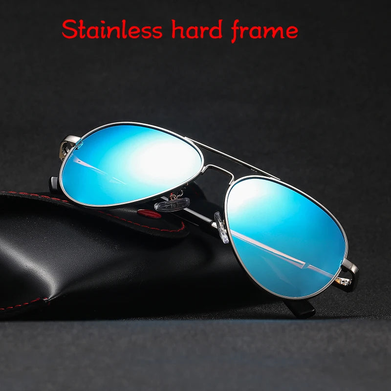 Aviator Polarized Sunglasses for Youth by ROSYBEE, Small 54mm Pilot Shades with Original Case for Older Boys, Girls and Narrow Faces