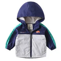 Toddler Winter Puffer Coat with Bear Ear Hood, Plush-Look Trim and Front Zipper, Padded Jacket for Boys and Girls Sizes 2T–6T