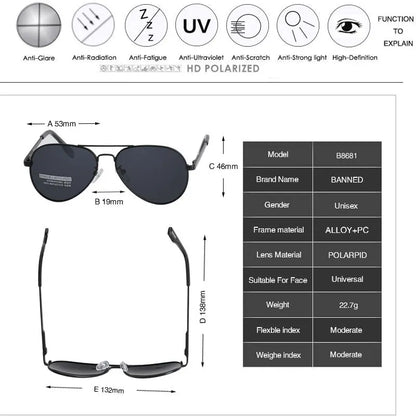 Aviator Polarized Sunglasses for Youth by ROSYBEE, Small 54mm Pilot Shades with Original Case for Older Boys, Girls and Narrow Faces