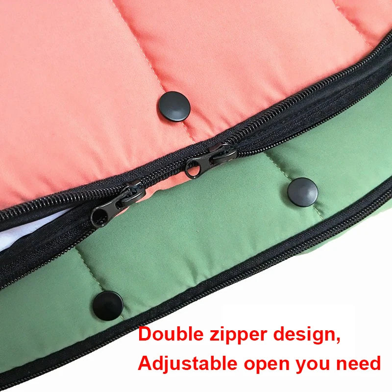 Fleece-Lined Stroller Footmuff for YOYO and Bugaboo, 90 x 45 cm Windproof Waterproof Cover with Storage Bag and Thickened Option