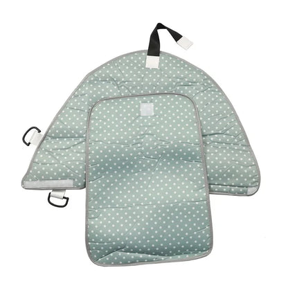 Portable Diaper Changing Mat 64 x 70 cm in Oxford Fabric and Tarpaulin, Waterproof Foldable Baby Change Pad for Diaper Bags and Everyday Outings