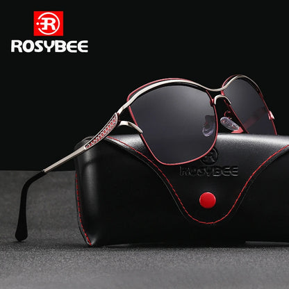 Aviator Polarized Sunglasses for Youth by ROSYBEE, Small 54mm Pilot Shades with Original Case for Older Boys, Girls and Narrow Faces