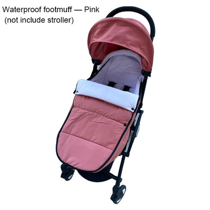 Waterproof Stroller Footmuff with Polar Fleece Lining for YOYO and Bugaboo, Windproof Winter Cover with Storage Bag and Optional Extra Quilt