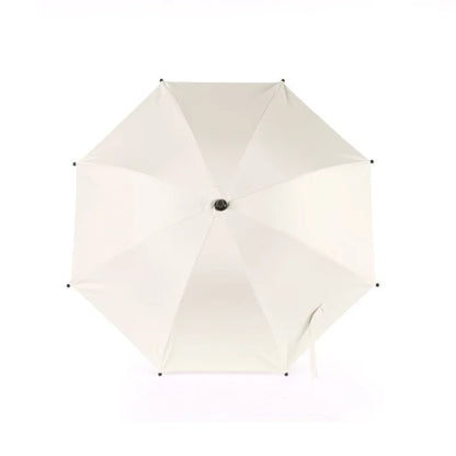 Stroller Sunshade Parasol with Holder, Folding Baby Stroller Umbrella with 8 Steel Ribs and Adjustable Positioning for Outdoor Walks
