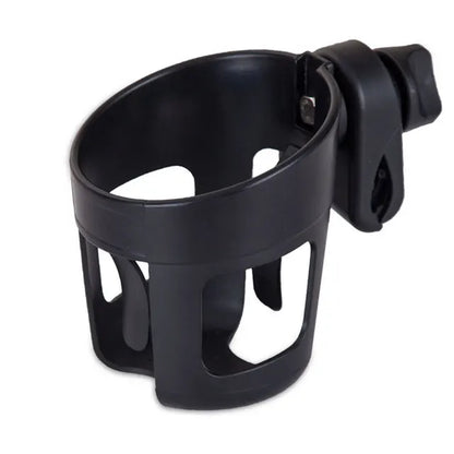 Stroller Bottle and Cup Holder with Clamp Mount and Optional Phone Slot, Single-Cup or Combination Storage Accessory for Walks and Family Outings