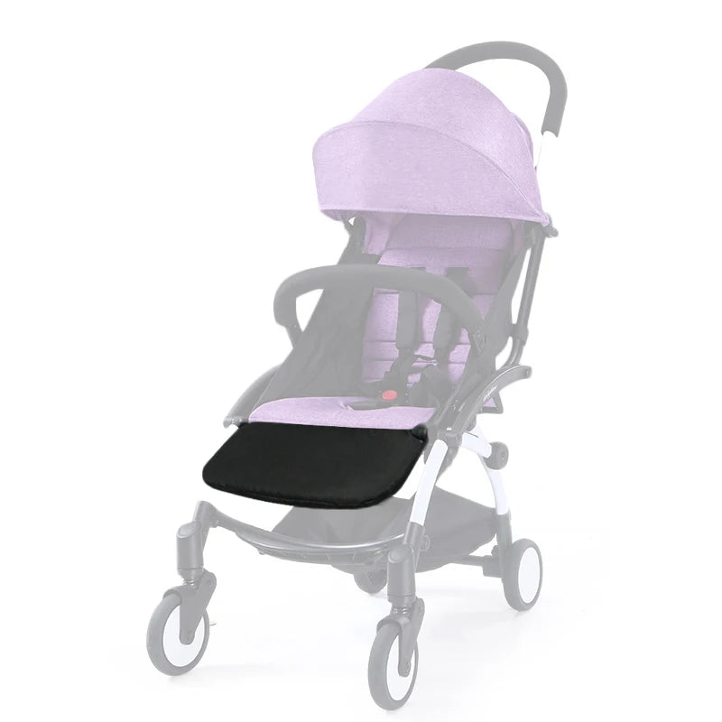 Stroller Footrest and Armrest Accessory Options, 16 cm or 21 cm Oxford Cloth Footboard with Optional Bumper Bar for Compatible Pushchair Frames