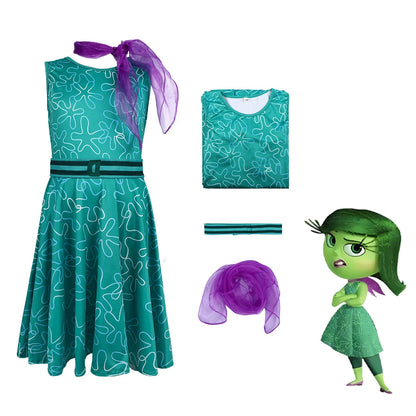 Inside Out Inspired Character Costume for Kids and Adults, Joy, Anger, Anxiety and More Options for Halloween, Cosplay and Stage Dress-Up