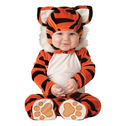 Infant Animal Dress Up Rompers with Hooded Lion, Owl and More Character Styles, Baby and Toddler Costume Outfits for Halloween and Holiday Photos