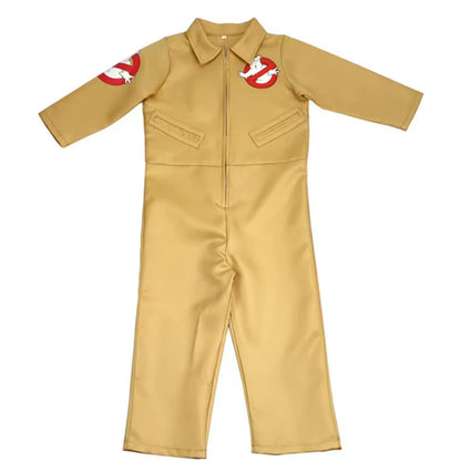 Kids Ghostbusters Inspired Costume with Clothing Style and Backpack Options for Halloween, Carnival, Movie-Themed Parties and Cosplay