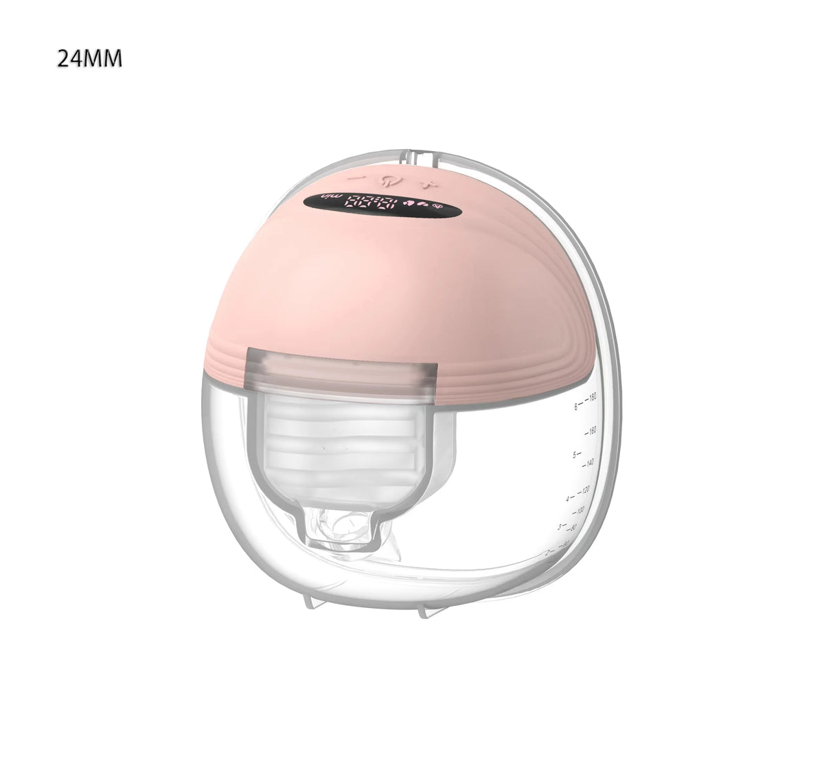 Wearable Breast Pump with 12 Suction Levels, BornBL S21 Hands-Free Electric Design with 3 Modes, USB-C Charging and 24 mm or 27 mm Options
