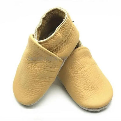 Baby Textured Slip-On Moccasins with Soft Soles and Rounded Toes, Eight Color Options for Infant Boys and Girls, Everyday Outfit Shoes for 0-24 Months