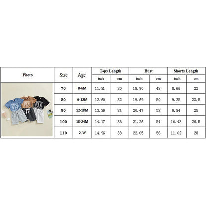 Baby Boys Graphic Shorts Set with Pretty Fly for a Little Guy T-Shirt and Elastic Waist Shorts, Cotton Blend Summer Outfit, Sizes 6M-3T