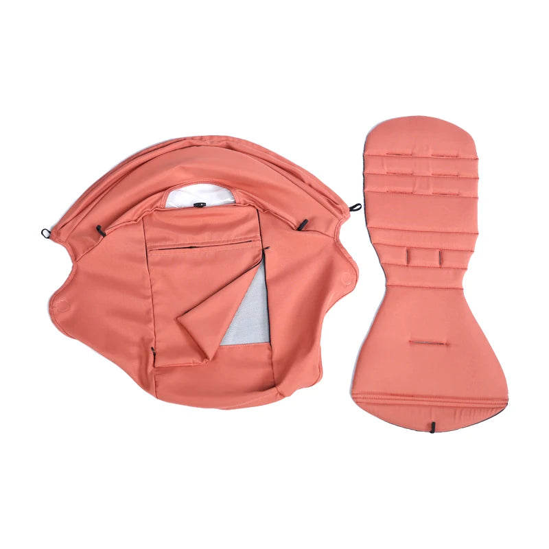 Stroller Canopy and Seat Cushion Kit with Mesh, Replacement Fabric Set Compatible with YOYO and YOYO+ for Everyday Outings, Multiple Colors
