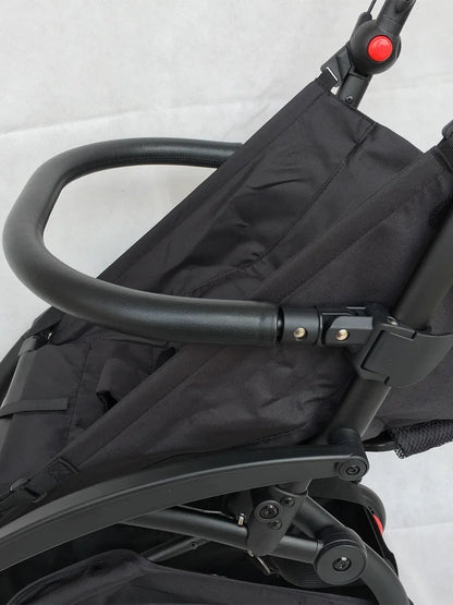 Pushchair Front Bumper Bar for YOYO, YOYO2 and YOYO3 Compatible Frames, MomTan Armrest with Zippered PU Leather, Seamed PU Leather, Rubber or EVA Options