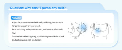 MAOYYE Hands-Free Breast Pump MY382, Wearable Electric Pump with 4 Modes, 12 Levels and Flange Adapters, Pink or White Single and Double Options