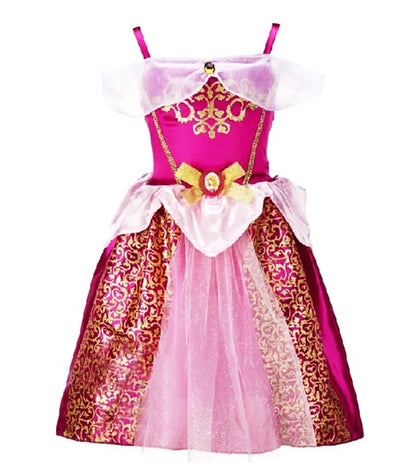 Princess Dress-Up Costumes for Girls with Mermaid and Fairy-Tale Style Options, Cotton-Blend Outfits for Birthdays, Halloween and Pretend Play