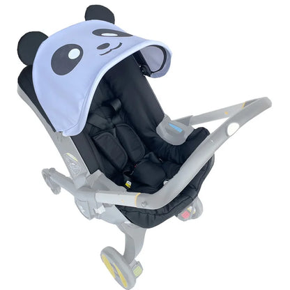 Stroller Seat Cover and Sunshade Change Kit by COLU KID for Doona and FooFoo Designs, Color Options for a Coordinated Stroller Look