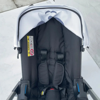 Stroller Seat Cover and Sunshade Change Kit by COLU KID for Doona and FooFoo Designs, Color Options for a Coordinated Stroller Look