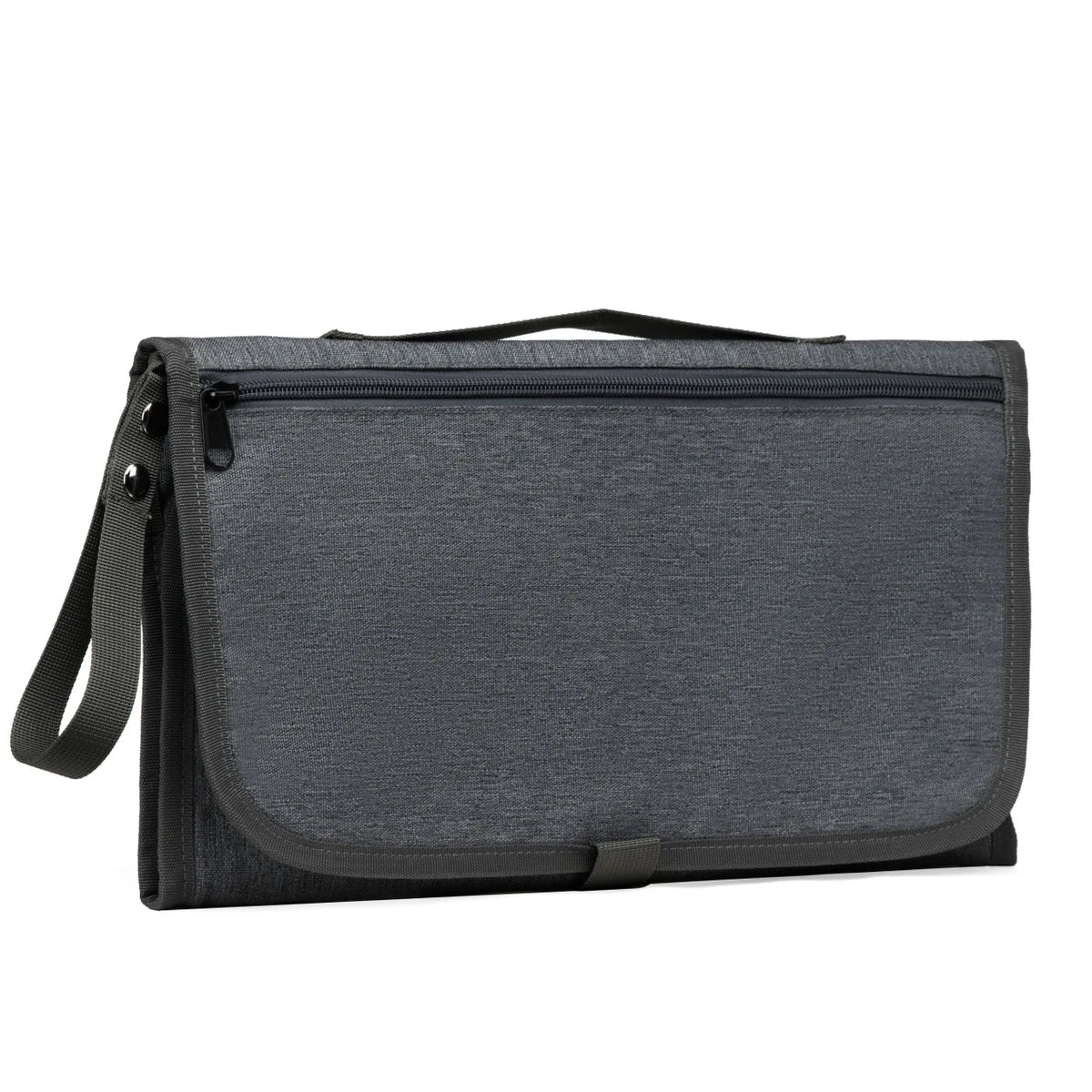 Diaper Changing Clutch with Foldout Baby Mat and Storage Pockets, 3-in-1 Portable Waterproof Changing Pad for Everyday Outings