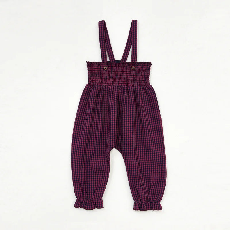 Maroon Gingham Sibling Matching Outfits, Cotton Navy and Burgundy Sweatshirt Dresses, Tops, Jumpers and Baby Rompers for Boys and Girls
