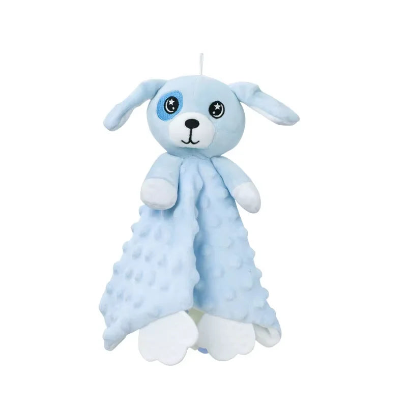 Personalized Minky Baby Blanket and Animal Lovey Options with Custom Name Embroidery, Textured Dot Keepsake for Boys and Girls and Baby Shower Gifts