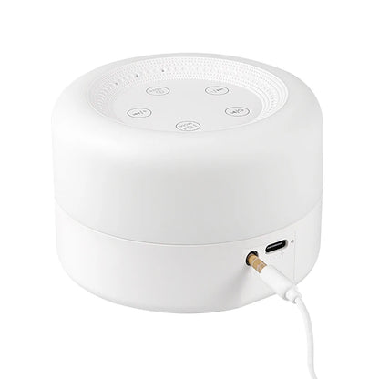 Color Light White Noise Machine with 7 Light Effects and 12 Sounds, 2000mAh Rechargeable Battery, Compact Sound Device for Nursery and Travel