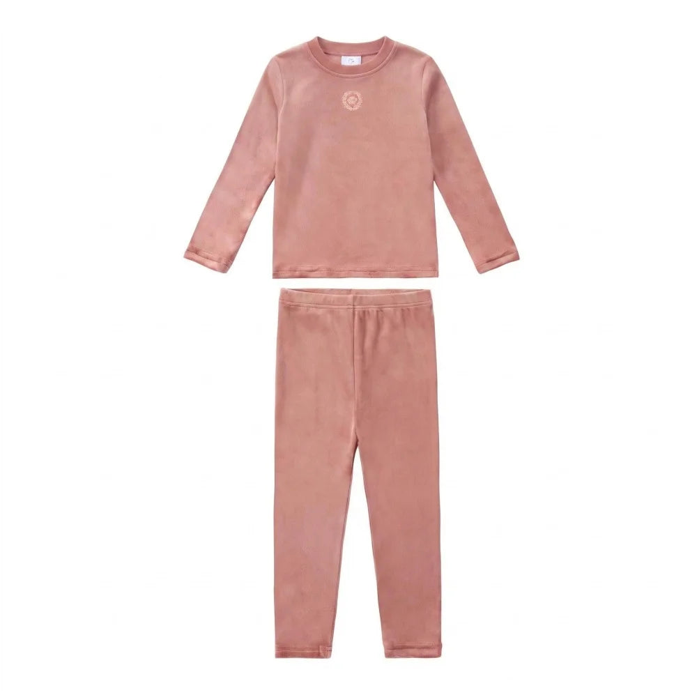 Velour Family Matching Outfits, Girls Jersey and Velour Maxi Dress with Coordinating Boys and Girls Sets and Baby Romper Styles
