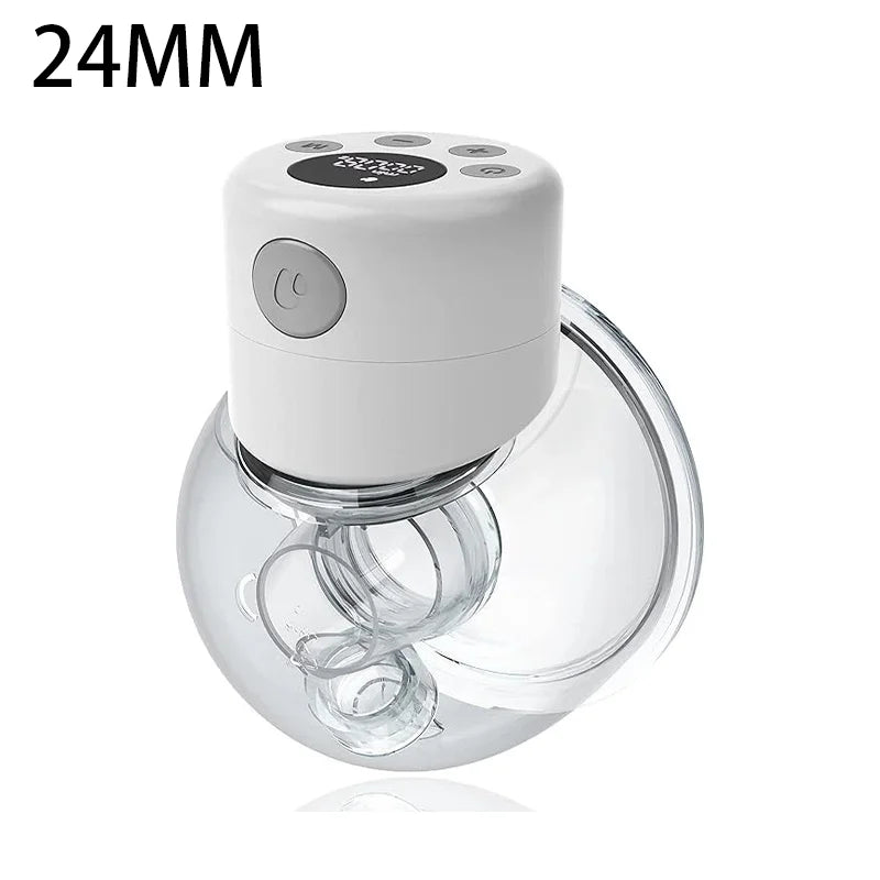 Hands-Free Electric Breast Pump, BornBL S12 Single or Double Portable Milk Expression Design with 24 mm or 27 mm Options for Nursing Moms