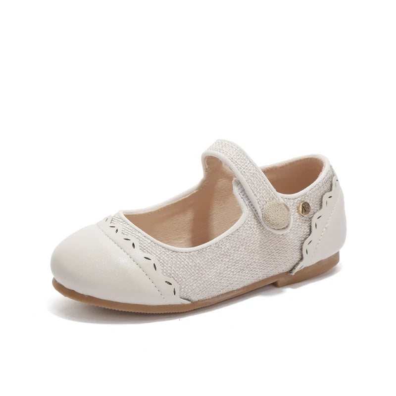 Children Dress Flats in Classic Loafer and T-Strap Styles, Beige Occasion Shoes for Boys and Girls, Weddings, Parties and Family Photos