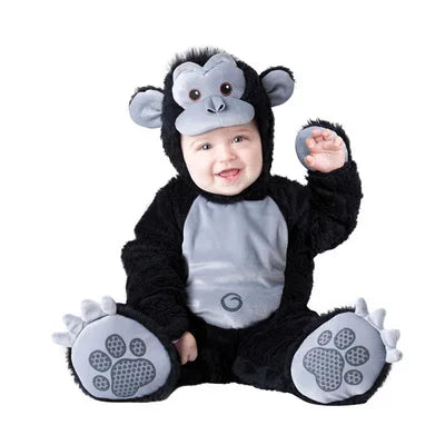 Infant Animal Dress Up Rompers with Hooded Lion, Owl and More Character Styles, Baby and Toddler Costume Outfits for Halloween and Holiday Photos