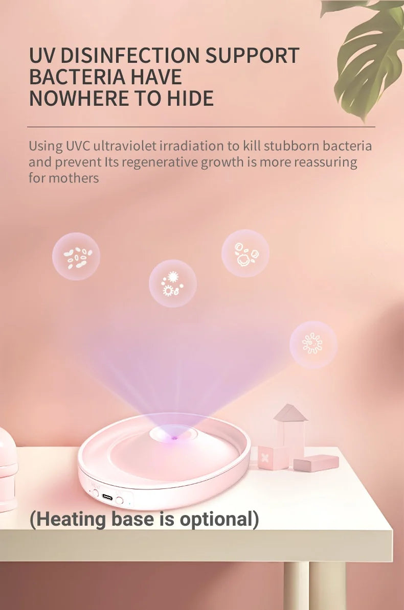 Wearable Electric Breast Pump MY382 with 4 Modes and 12 Levels, 24mm Flange and Fit Adapters, Single or Double Options with Optional Heating and UV Lid
