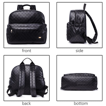 Diaper Backpack for Quick Outings, Lightweight Baby Changing Bag with Front Zip Pocket and Top Handle for Newborn Essentials