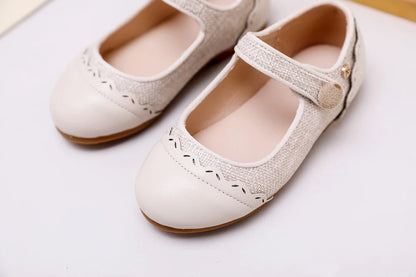 Children Dress Flats in Classic Loafer and T-Strap Styles, Beige Occasion Shoes for Boys and Girls, Weddings, Parties and Family Photos