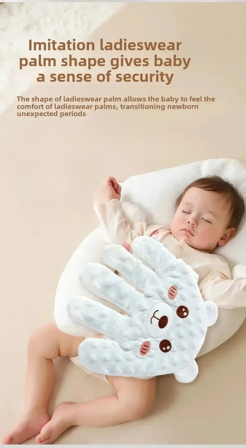 Hand-Shaped Remote Control Plush Toy with Animal Face, Rechargeable Inner Core, Adjustable Settings and Charging Cable for Adult-Operated Use