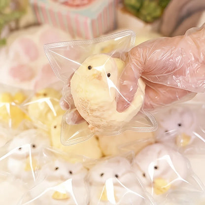 Chick Squishy Toy, 1-Piece Yellow Slow-Rebound Animal Squeeze Fidget for Tactile Play, Easter Basket Gifts, Birthday Favors and Classroom Prizes