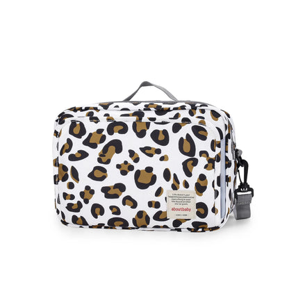 Baby Diaper Bag Wet Dry Storage Pouch with Printed Designs, Reusable Organizer for Diaper Changes, Baby Essentials and Everyday Outings