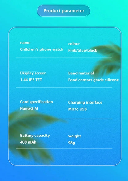 Kids Phone Smartwatch, S30 Camera Wristwatch with Listed SOS Calling, SIM Card Support, Alarm Clock and App Setup for Everyday Family Check-Ins