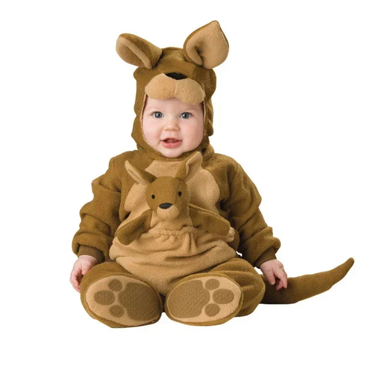 Infant Animal Dress Up Rompers with Hooded Lion, Owl and More Character Styles, Baby and Toddler Costume Outfits for Halloween and Holiday Photos