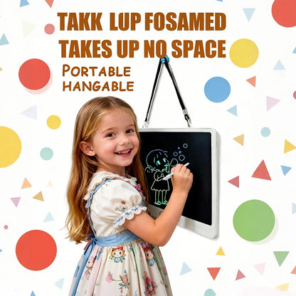 Erasable LCD Writing Board for Kids, 8, 11, 13 or 16 Inch Color Drawing Tablet with Stylus for Doodles, Handwriting and Number Practice
