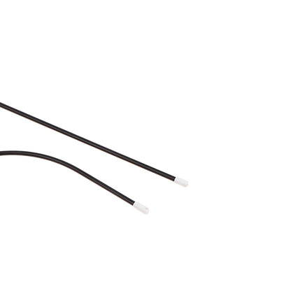 Stroller Support Bracket Set, 2-Piece Black Metal Curved Rods with Light-Colored End Tips for Compatible Baby Carriages and Prams